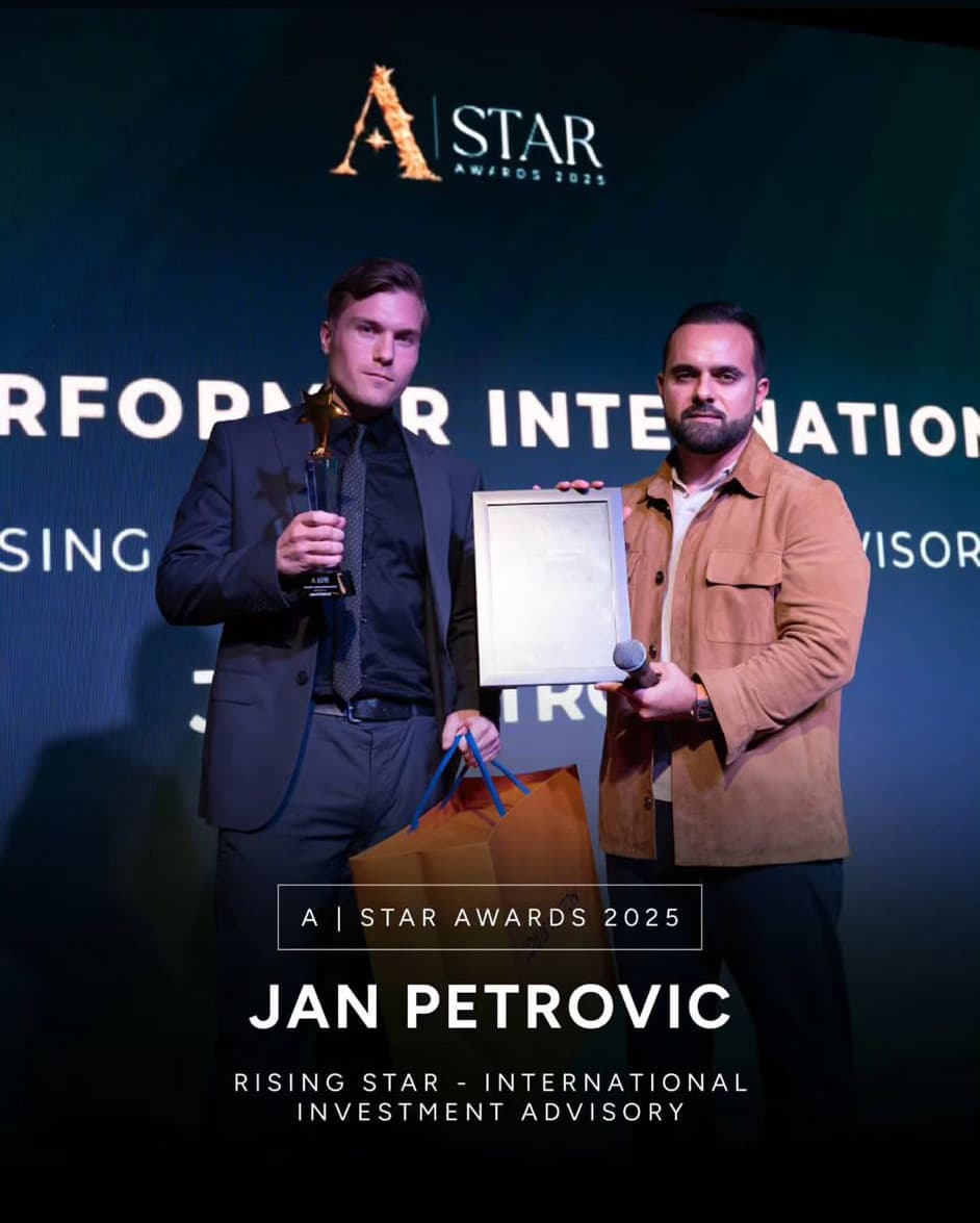 Jan Petrovič — Rising Star, International Investment Advisory, A | STAR Awards 2025